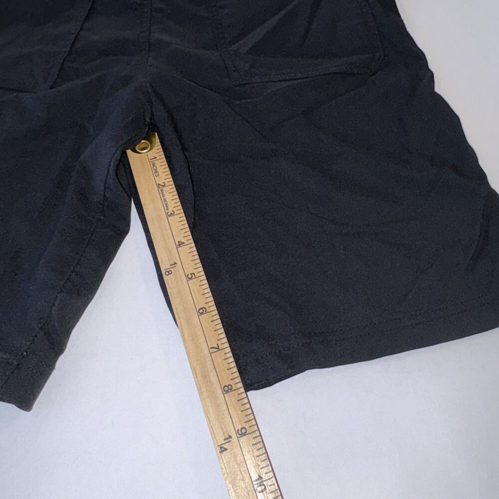 Gerry Casual Men Size 32 Black Cargo Shorts with Strap & Buckle Outdoors Rugged - Picture 6 of 9